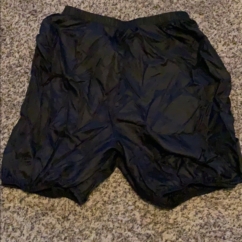 Trash bag shorts